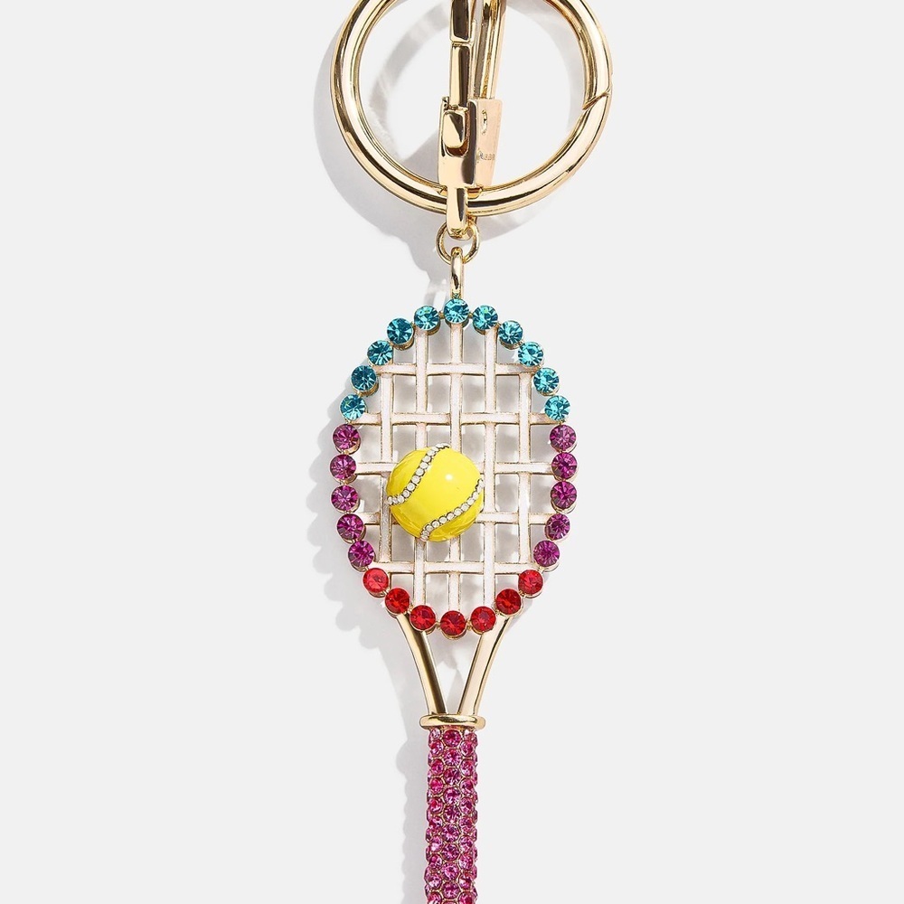 RESTOCKED! Cute tennis bag charm! (Keychain)